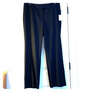 Calvin Klein Black Curvy Trouser Leg Pant